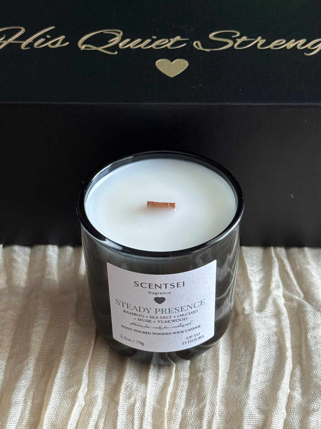 His Quiet Strength Father’s Day Candle Trio Set