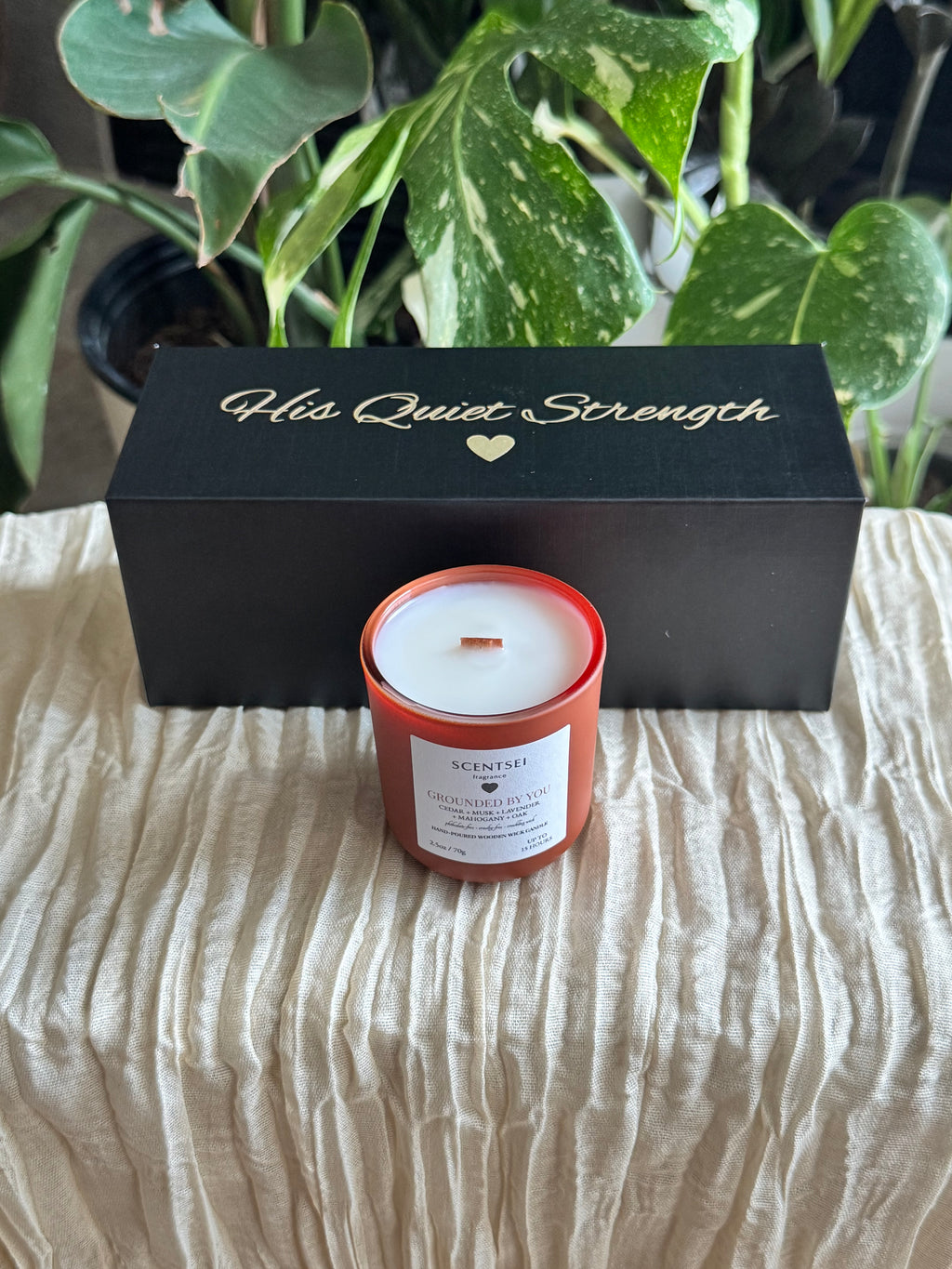 His Quiet Strength Father’s Day Candle Trio Set