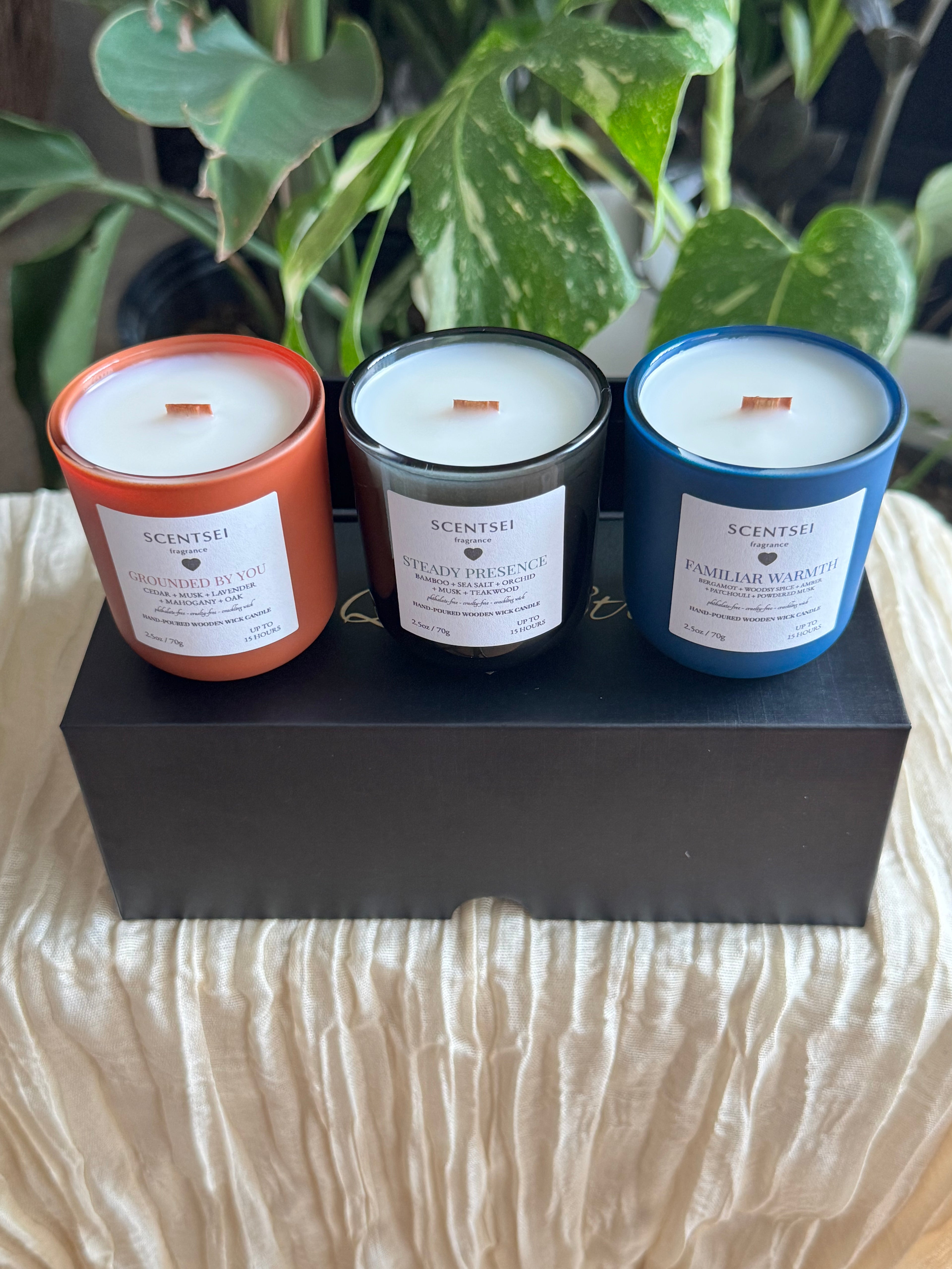 His Quiet Strength Father’s Day Candle Trio Set