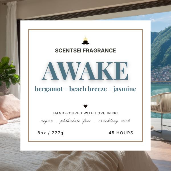 AWAKE – Bergamot + Beach Breeze + Jasmine