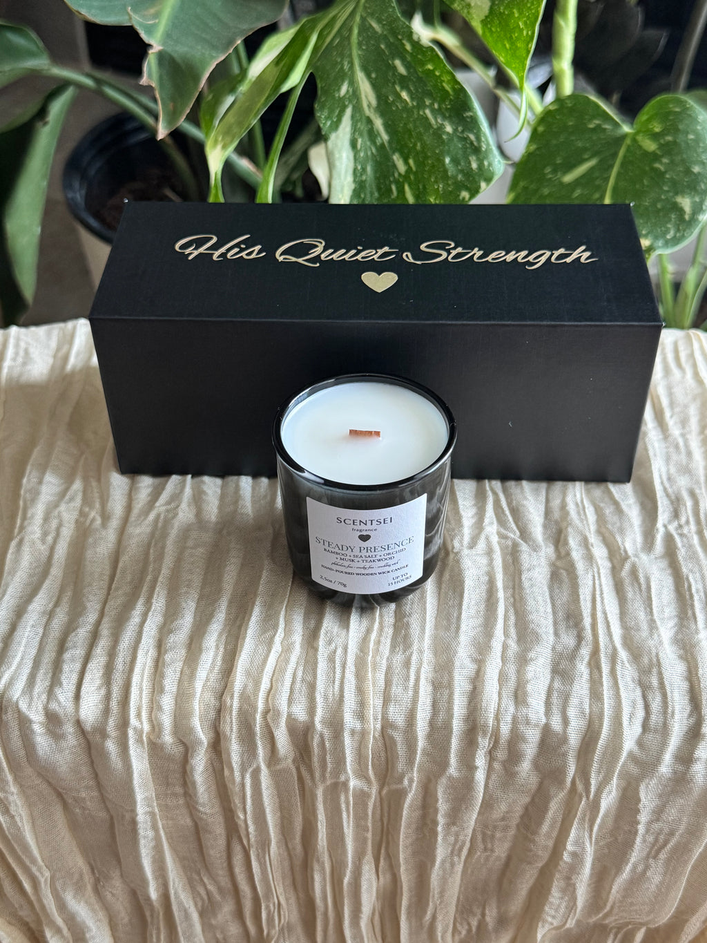 His Quiet Strength Father’s Day Candle Trio Set