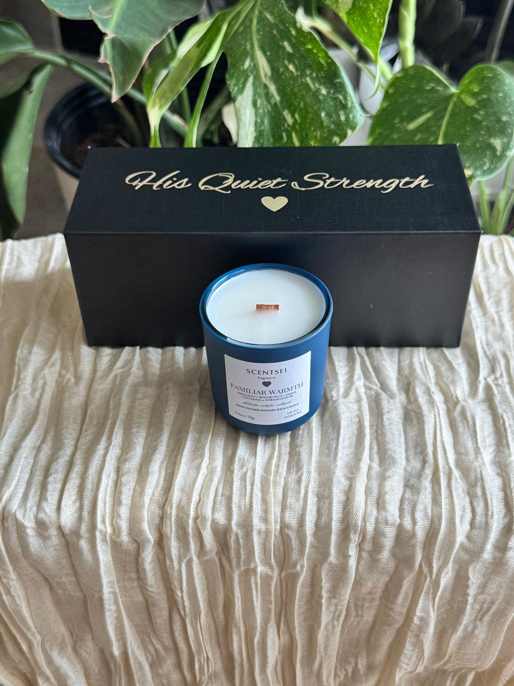 His Quiet Strength Father’s Day Candle Trio Set