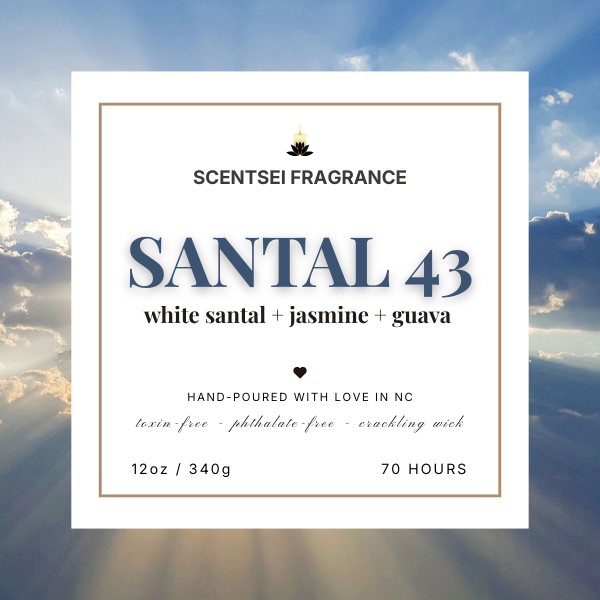 SANTAL 43 – White Santal + Jasmine + Guava
