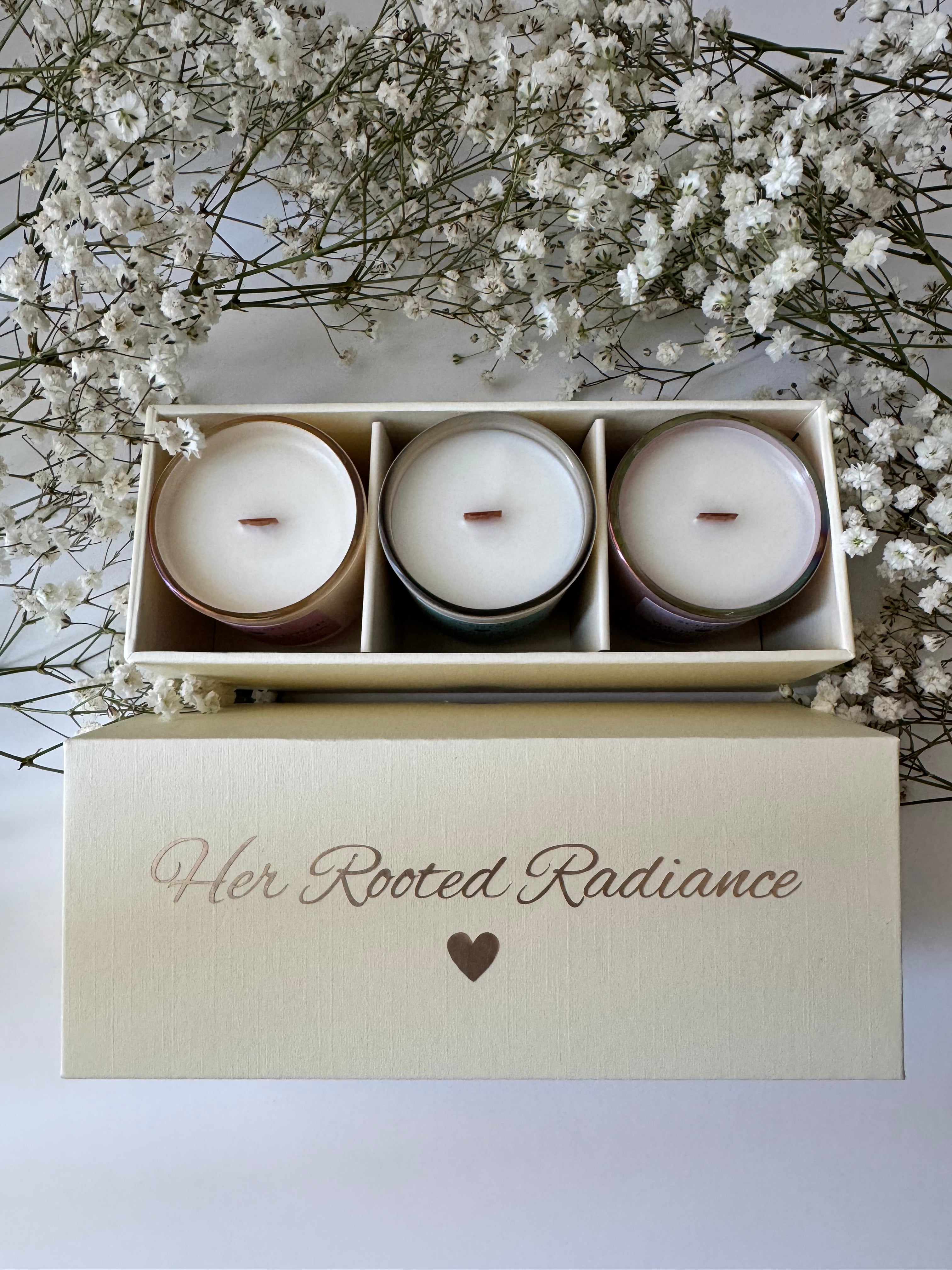 'Her Rooted Radiance' Mother's Day Candle Trio Set